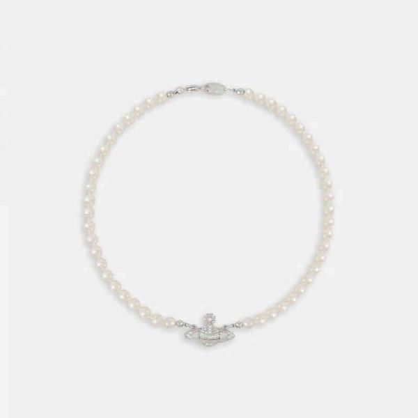 pendant necklaces fashion vivian west queen pearl full diamond necklace classic women's jewelry versatile clavicle lobster clasp chain, Silver
pendant necklaces fashion vivian west queen pearl full diamond necklace classic women's jewelry versatile clavicle lobster clasp chain, Silver
