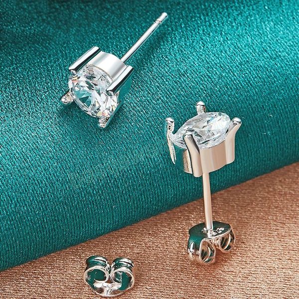 925 sterling silver square aaa zircon stud earring for women fashion charm wedding engagement party jewelry, Golden;silver
925 sterling silver square aaa zircon stud earring for women fashion charm wedding engagement party jewelry, Golden;silver