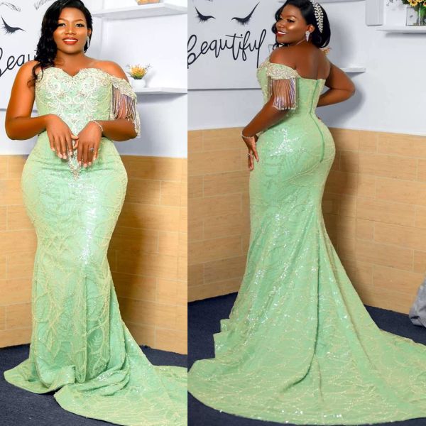 2022 light green prom dresses sweetheart neckline mermaid strap sweep train sequins tassle evening formal wear cocktail party gowns vestidos, Black
2022 light green prom dresses sweetheart neckline mermaid strap sweep train sequins tassle evening formal wear cocktail party gowns vestidos, Black