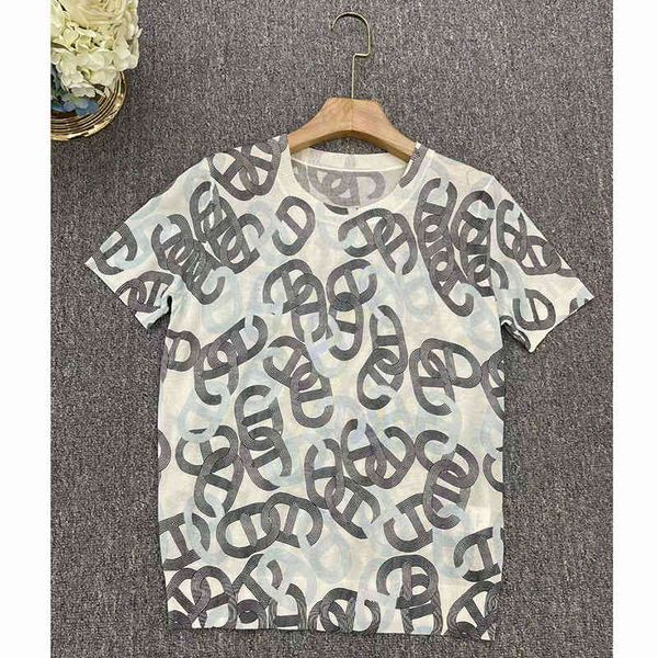 women's knits tees comfortable soft skin friendly printed tencel sweater short sleeve t-shirt summer fashion loose thin women, White
women's knits tees comfortable soft skin friendly printed tencel sweater short sleeve t-shirt summer fashion loose thin women, White