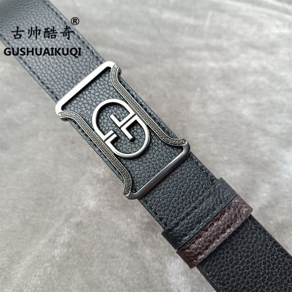 men's and new designer belt double-sided jeans with light fashion simple skirt ins style women's leather belt 3.8cm wide version06, Black;brown
men's and new designer belt double-sided jeans with light fashion simple skirt ins style women's leather belt 3.8cm wide version06, Black;brown