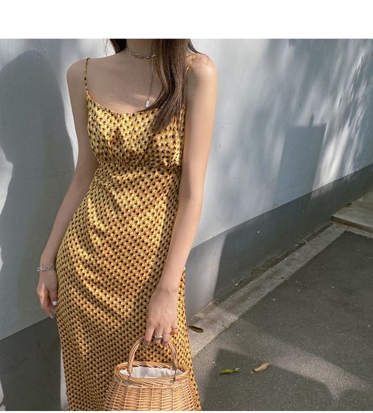 casual dresses spaghetti straps for women summer a-line high waist long dress femme print slash collar graceful yellow s-l, Black;gray
casual dresses spaghetti straps for women summer a-line high waist long dress femme print slash collar graceful yellow s-l, Black;gray