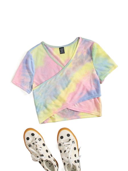 plus tie dye crossover p3ce#, Black