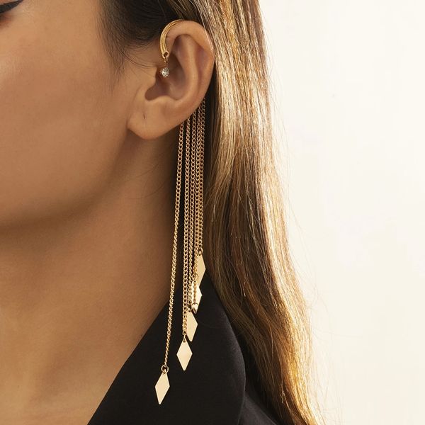 long tassel clip earring for women ladies ear cuff no piercing fake cartilage exquisite ear bone clips pendientes jewelry, Silver
long tassel clip earring for women ladies ear cuff no piercing fake cartilage exquisite ear bone clips pendientes jewelry, Silver
