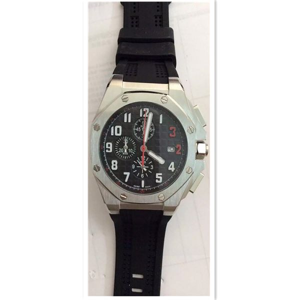luxury men watch 42mm 26400ro 26480 offshore sports rubber leather strap bands mens chronograph satch watch wristwatches japanese movement, Slivery;brown
luxury men watch 42mm 26400ro 26480 offshore sports rubber leather strap bands mens chronograph satch watch wristwatches japanese movement, Slivery;brown
