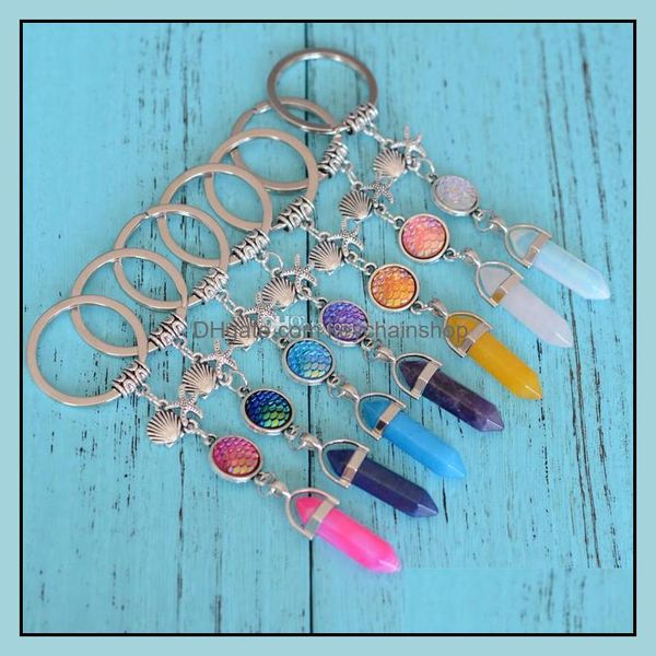 key rings jewelry fashion natural stone hexagon prism drusy druzy keychain mermaid starfish fish scale charms for women jm73 drop delivery 2, Slivery;golden
key rings jewelry fashion natural stone hexagon prism drusy druzy keychain mermaid starfish fish scale charms for women jm73 drop delivery 2, Slivery;golden