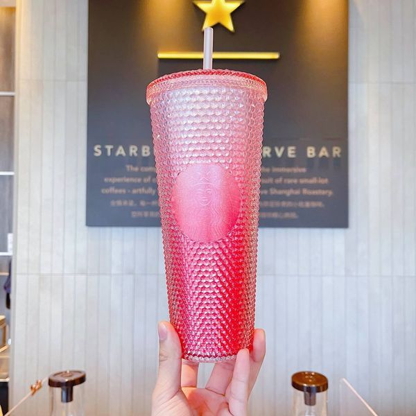 star bucks mug double gradient pink durian laser straw cup tumblers mermaid plastic cold water coffee cups gift
star bucks mug double gradient pink durian laser straw cup tumblers mermaid plastic cold water coffee cups gift