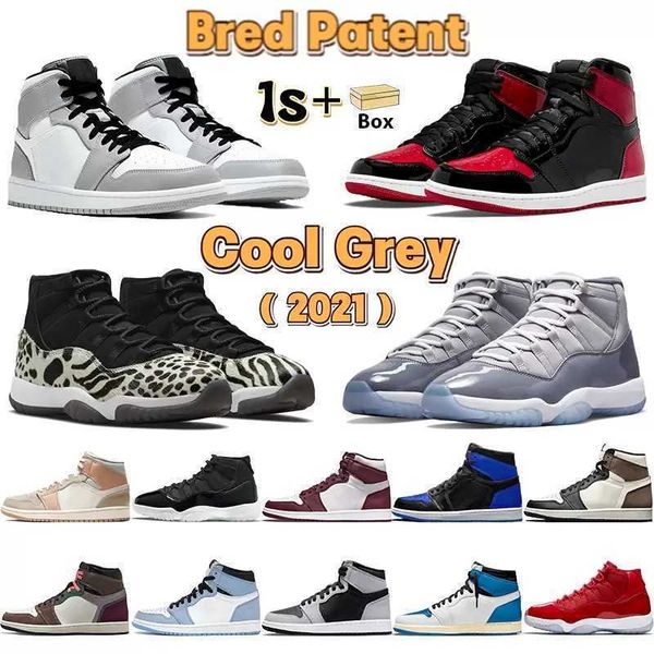 with box 11 bred patent dark mocha 1 basketball shoes 1s sneakers 11s men sports trainers light smoke grey university blue bubble gum high
with box 11 bred patent dark mocha 1 basketball shoes 1s sneakers 11s men sports trainers light smoke grey university blue bubble gum high
