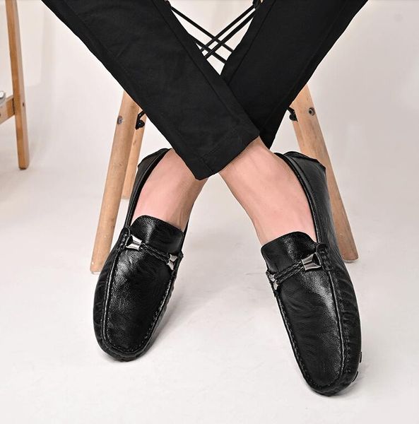 men's leather shoes dress party shoe men loafers flats oxford low heels leathers flat pointed toe casual man plus size size: eu39-47, Black
men's leather shoes dress party shoe men loafers flats oxford low heels leathers flat pointed toe casual man plus size size: eu39-47, Black