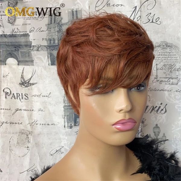 honey blonde short bob pixie cut wig natural wave brazilian remy human hair wig with bangs for women full machine made, Black;brown
honey blonde short bob pixie cut wig natural wave brazilian remy human hair wig with bangs for women full machine made, Black;brown