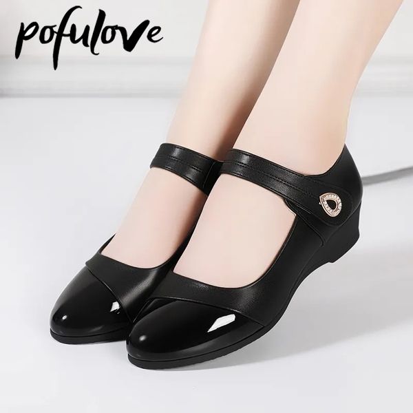 pofulove women midi heels leather shoes red black shoes luxury fashion designer pumps office ladies shoes zapatos de mujer
pofulove women midi heels leather shoes red black shoes luxury fashion designer pumps office ladies shoes zapatos de mujer