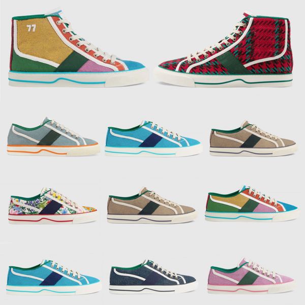 level luxury designer tennis 1977 canvas shoes beige blue washed jacquard denim high-low-men women vintage embroidery print platform casual, Black
level luxury designer tennis 1977 canvas shoes beige blue washed jacquard denim high-low-men women vintage embroidery print platform casual, Black