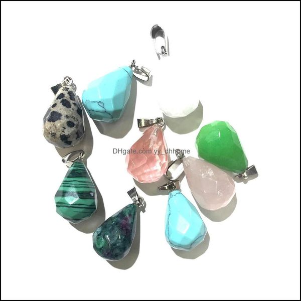 charms jewelry findings components natural stone round water droplets tigers eye rose quartz opal pendants diy pendum necklace making drop, Bronze;silver
charms jewelry findings components natural stone round water droplets tigers eye rose quartz opal pendants diy pendum necklace making drop, Bronze;silver