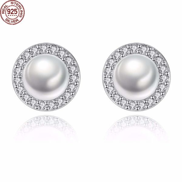 babiqu classic round shape stud earrings for women natural pearl tiny zircon 925, Golden;silver
babiqu classic round shape stud earrings for women natural pearl tiny zircon 925, Golden;silver