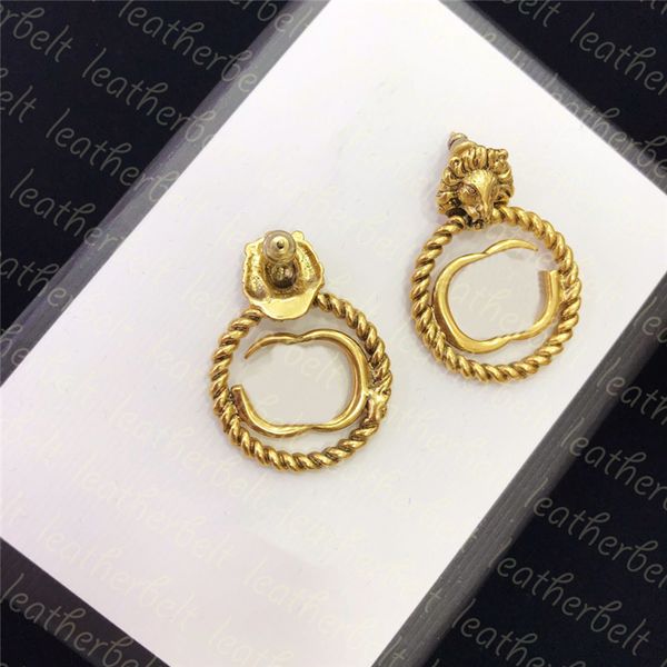 retro tiger ear stud classic gold round earring double earrings hoop womens business earring, Golden;silver
retro tiger ear stud classic gold round earring double earrings hoop womens business earring, Golden;silver