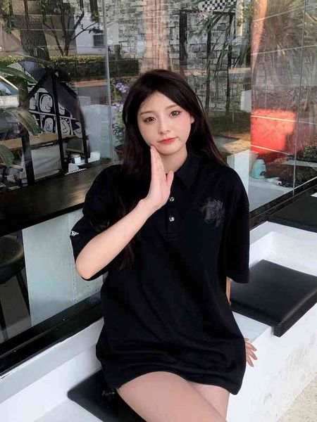 factory online export designer brand short sleeves ch22 summer new fashion cross leather label embroidered sleeved shirt, White
factory online export designer brand short sleeves ch22 summer new fashion cross leather label embroidered sleeved shirt, White