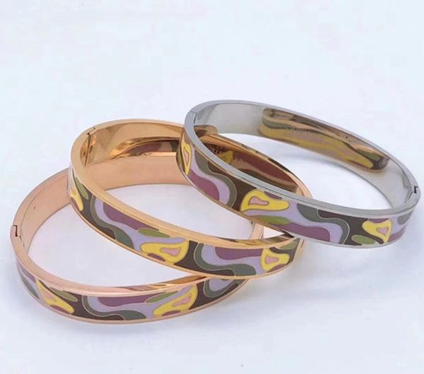 designer colorful letter snap bangle ladies enamel jewelry rose gold silver open bracelet love color bracelet with original velvet bag, Black
designer colorful letter snap bangle ladies enamel jewelry rose gold silver open bracelet love color bracelet with original velvet bag, Black