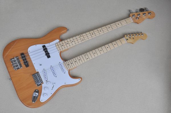 double neck electric bass guitar maple fretboard chrome hardware provide customized services
double neck electric bass guitar maple fretboard chrome hardware provide customized services