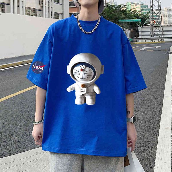 designer men's t-shirt klein blue 200g cotton cartoon robot cat short t-shirt men's summer print half sleeve t-neck, White;black
designer men's t-shirt klein blue 200g cotton cartoon robot cat short t-shirt men's summer print half sleeve t-neck, White;black