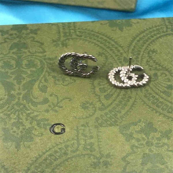 76% off designer jewelry fashion classic double letter twist flower piping net red temperament female personality 925 silver needle earrings, Golden
76% off designer jewelry fashion classic double letter twist flower piping net red temperament female personality 925 silver needle earrings, Golden