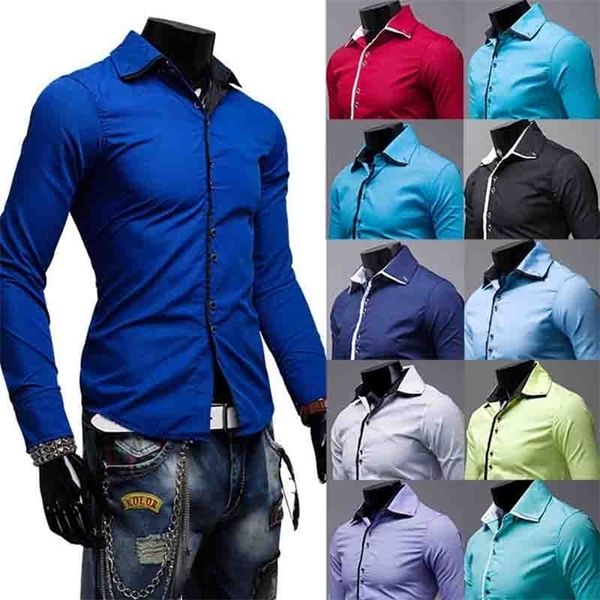 full blown spring and autumn men s pure color shirt korean version men s long sleeve turn down collar casual shirt lj200925, White;black
full blown spring and autumn men s pure color shirt korean version men s long sleeve turn down collar casual shirt lj200925, White;black