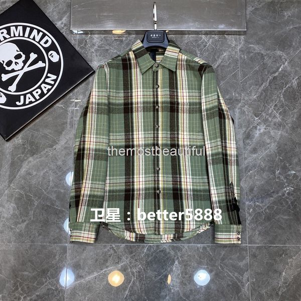 men's casual shirts chaopai autumn and winter leather collage cross skin plaid long sleeve sanskrit shirt men's women's korea, White;black
men's casual shirts chaopai autumn and winter leather collage cross skin plaid long sleeve sanskrit shirt men's women's korea, White;black