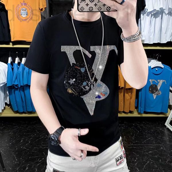 men's t-shirts designer 2022 new summer fashion men's diamond sequin clothes youth spirit guy slim fit handsome short sleeve t-shi, White;black
men's t-shirts designer 2022 new summer fashion men's diamond sequin clothes youth spirit guy slim fit handsome short sleeve t-shi, White;black
