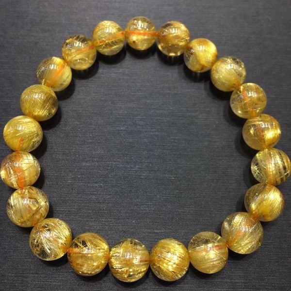 natural brazil gold rutilated titanium quartz bracelet woman 9.5mm wealthy stone clear round beads crystal charms aaaaaa, Silver
natural brazil gold rutilated titanium quartz bracelet woman 9.5mm wealthy stone clear round beads crystal charms aaaaaa, Silver