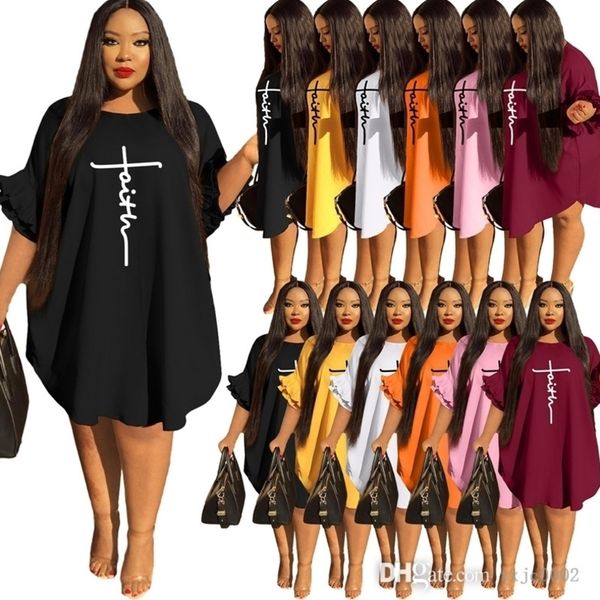 plus size womens dresses summer ruffle sleeve letter printed sundress loose dress fashion casual female clothing xl- 5xl, Black
plus size womens dresses summer ruffle sleeve letter printed sundress loose dress fashion casual female clothing xl- 5xl, Black