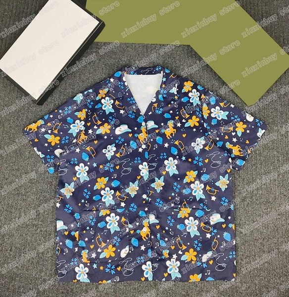 22ss men designers t shirts suit floral print short sleeve man lapel streetwear navy white blue xinxinbuy m-2xl, White;black
22ss men designers t shirts suit floral print short sleeve man lapel streetwear navy white blue xinxinbuy m-2xl, White;black