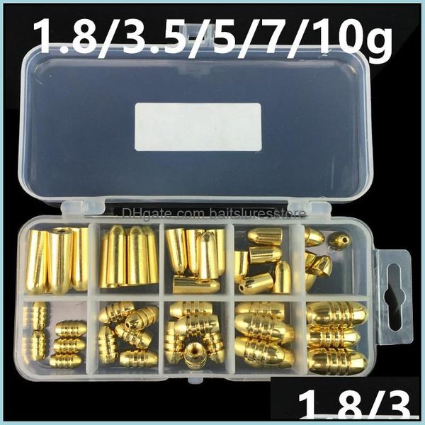 terminal tackle fishing sports outdoors 50pcs/1box mixed 5 models 1.8/3.5/5/7/10g copper pendant sinkers pesca accessories e-001 drop deli
terminal tackle fishing sports outdoors 50pcs/1box mixed 5 models 1.8/3.5/5/7/10g copper pendant sinkers pesca accessories e-001 drop deli