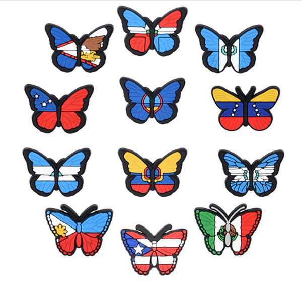wholesales colorful butterflies pvc shoe custom any style women accessories beautiful feature butterfly shoe flower rubber decoration gift., White;pink
wholesales colorful butterflies pvc shoe custom any style women accessories beautiful feature butterfly shoe flower rubber decoration gift., White;pink