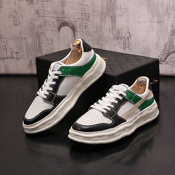 spring fashion trend men's wedding dress party shoes comfortable breathable round toe lace-up casual sneakers european style business w, Black
spring fashion trend men's wedding dress party shoes comfortable breathable round toe lace-up casual sneakers european style business w, Black