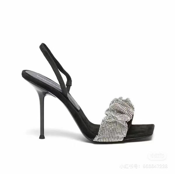 summer women sandals slingback alex rhinestone square-toe sandal fairy style lady high heels open toe stiletto half slippers women's sl, Black
summer women sandals slingback alex rhinestone square-toe sandal fairy style lady high heels open toe stiletto half slippers women's sl, Black
