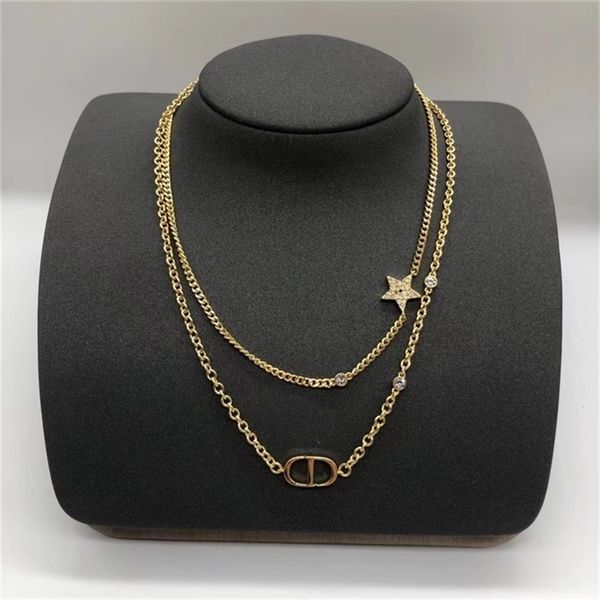 2022 36% off designer jewelry d di family minority star double layer necklace women's gold-plated versatile temperament bracelet, Silver
2022 36% off designer jewelry d di family minority star double layer necklace women's gold-plated versatile temperament bracelet, Silver