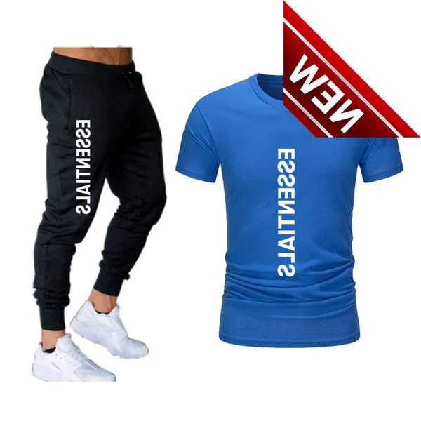 summer new essentials printed sports men's leisure suit round neck t-shirt trousers two piece set, White;black
summer new essentials printed sports men's leisure suit round neck t-shirt trousers two piece set, White;black