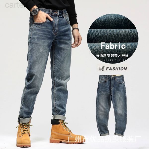 men's jeans designer trendy men's jeans loose washed casual elastic korean fashion autumn and winter new youth cav1, Blue
men's jeans designer trendy men's jeans loose washed casual elastic korean fashion autumn and winter new youth cav1, Blue