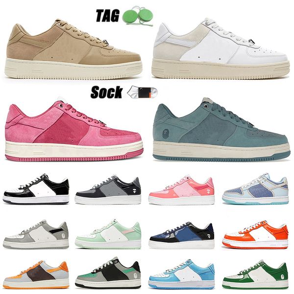 bapestas stas abc low running shoes classic suede patent leather black white camo pink green baped sk8 designer bathing vintage men women sn
bapestas stas abc low running shoes classic suede patent leather black white camo pink green baped sk8 designer bathing vintage men women sn