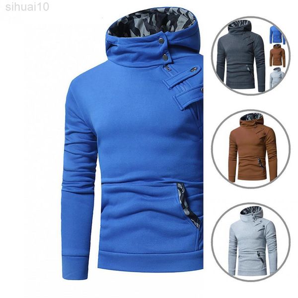 camouflage stitching men long sleeve casual turtleneck casual male hooded for daily wear sweatshirts l220801, White;black
camouflage stitching men long sleeve casual turtleneck casual male hooded for daily wear sweatshirts l220801, White;black