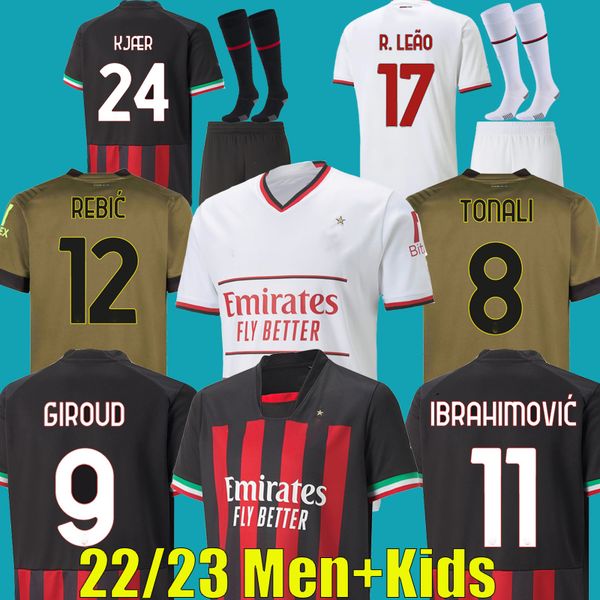 ibrahimovic 22 23 soccer jersey ac milans giroud 2022 2023 football shirt maillot men kids kit, Black;yellow
ibrahimovic 22 23 soccer jersey ac milans giroud 2022 2023 football shirt maillot men kids kit, Black;yellow