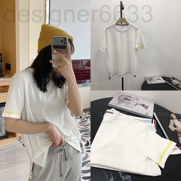 women's sweaters designer salt and sweetness, short sleeves, oxygen age, ice cream, half loose all match, tb college wind color line, w, White;black
women's sweaters designer salt and sweetness, short sleeves, oxygen age, ice cream, half loose all match, tb college wind color line, w, White;black