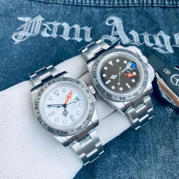 men's watch aaa automatic mechanical 2813movement 42mm three lattice connecting bracelet ring dual time zone display gmt design orange, Slivery;brown
men's watch aaa automatic mechanical 2813movement 42mm three lattice connecting bracelet ring dual time zone display gmt design orange, Slivery;brown
