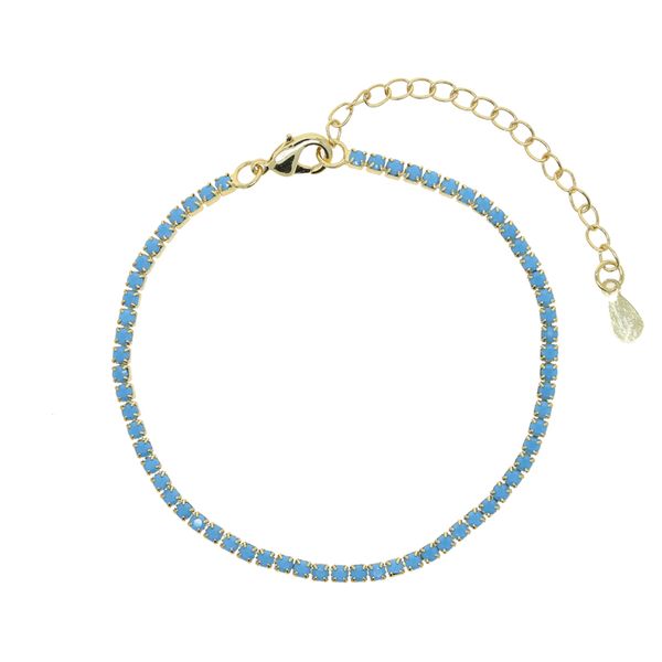 round beaded 2mm link tennis chain bracelet gold color pave colorful cz prong set blue turquoises stone fashion girl women bracelet, Golden;silver
round beaded 2mm link tennis chain bracelet gold color pave colorful cz prong set blue turquoises stone fashion girl women bracelet, Golden;silver