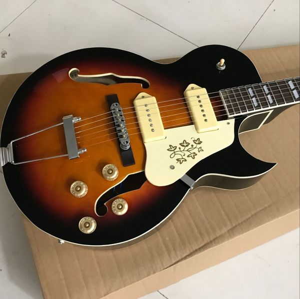 classic shop f hollow body electric guitar sunburst color gitaar mahogany body 6 stings jazz guitarr
classic shop f hollow body electric guitar sunburst color gitaar mahogany body 6 stings jazz guitarr