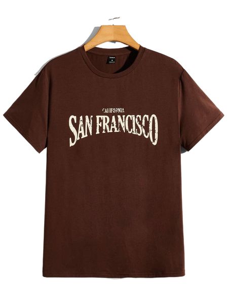men letter graphic tee 48ba#, White;black