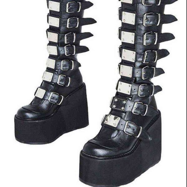 women's cosplay high boots winter long tube leather knight boot punk gothic classic black high heel shoes knee high 220514
women's cosplay high boots winter long tube leather knight boot punk gothic classic black high heel shoes knee high 220514