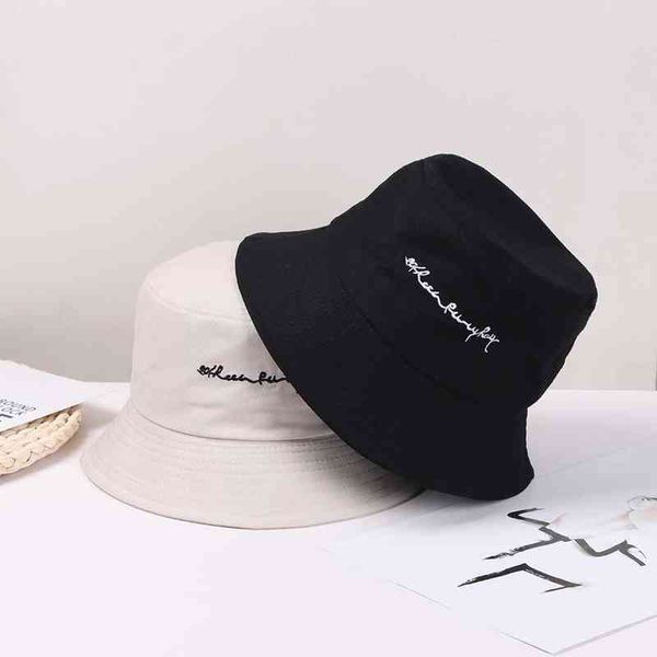street style bucket hat women english letters embroidery cap letters print sun protection cap men's panama hat fisherman hats y220702, Blue;gray
street style bucket hat women english letters embroidery cap letters print sun protection cap men's panama hat fisherman hats y220702, Blue;gray