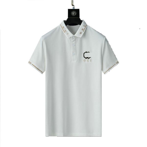 2022 luxury brand mens designer polo t shirt summer fashion breathable short-sleeved lapel casual 4, White;black
2022 luxury brand mens designer polo t shirt summer fashion breathable short-sleeved lapel casual 4, White;black