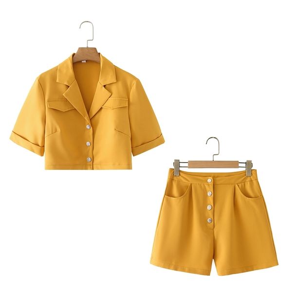 womens fashionable lapel single breasted flip pocket trim shortsleeve blazer retro casual button trim suit shorts set 220627, Gray
womens fashionable lapel single breasted flip pocket trim shortsleeve blazer retro casual button trim suit shorts set 220627, Gray