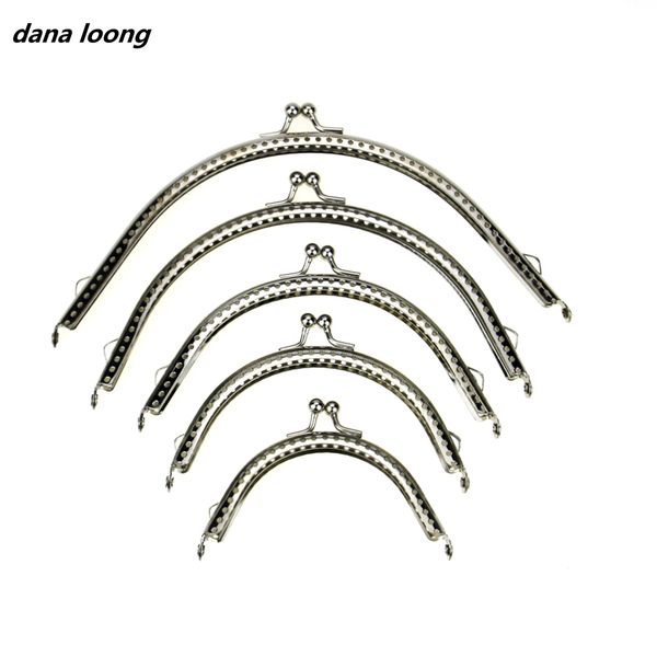 1 piece glossy silver basic arch metal purse frame kiss clasp lock diy bag accessories 8.5/10.5/12.5/15.5/18.5 cm, Black
1 piece glossy silver basic arch metal purse frame kiss clasp lock diy bag accessories 8.5/10.5/12.5/15.5/18.5 cm, Black